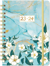 Planner 2023-2024 - July 2023 - June 2024, 6.3'' x 8.4'', 2023 - Large, Blue  picture