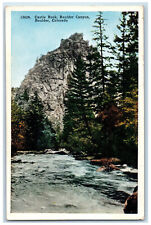 1934 Castle Rock Boulder Canyon Boulder Colorado CO Nederland CO Postcard picture