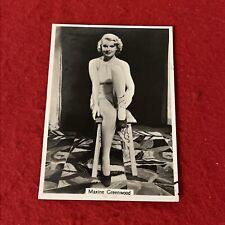 1939 Godfrey Phillips “Beauties Of Today” MAXINE GREENWOOD Tobacco Movie Card #8 picture