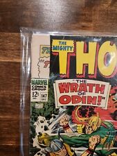THOR #147 (1967) - GRADE 6.0 - THE WRATH OF ODIN - ORIGINS OF INHUMANS BACKUP picture