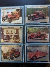 6 peace bon air fire engines cards 1994 Vintage rare cards picture