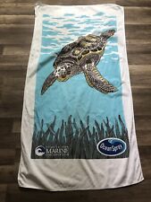 Vintage Ocean Spray Center for Marine Conservation Turtle Beach Towel 31” X 59” picture