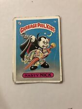 Vintage 1985 GPK Nasty Nick #1a picture
