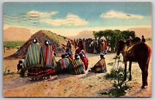 Native Americana~Morning Ceremony Dance @ Navajo Reservation~PM 1948~Postcard picture