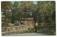 Entrance To Flemings Falls near Mansfield OH Postcard Ohio picture