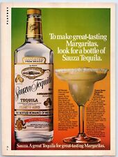 Sauza Tequila Greet Tasting Margaritas 1985 Print Ad 8