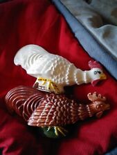 Vintage Farm House Country Kitchen Ceramic Roosters picture