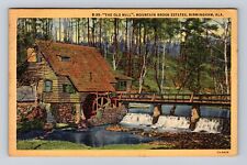 Birmingham AL-Alabama, The Old Mill, Mountain Brook, Vintage c1945 Postcard picture