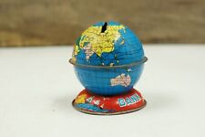 Vintage 1930's Tin Globe Piggy / Savings Bank picture