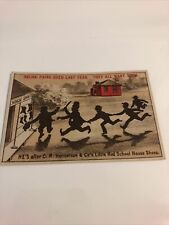 CM Henderson & CO’s Little Red School House Shoes Trade Card Chicago World Fair picture