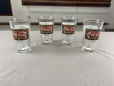 Set Of 4 Vintage Coca-Cola Glasses 16oz 1886-1919 Delicious And Refreshing 5cent picture