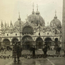 Antique 1910s St. Mark's Basilica Square 11