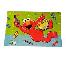 Vintage Elmo Sesame Street Pillow Case Painter Paint Artist picture