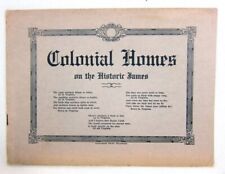 c1930s -- COLONIAL HOMES ON THE HISTORIC JAMES - SOUVENIR PHOTO BOOKLET picture