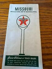 1942 Vintage Texaco Map of Missouri picture