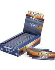 ELEMENTS  25 Pack 1 Box Elements 1 1/4 (1.25) Rolling Paper Ultra Thin Rice  picture