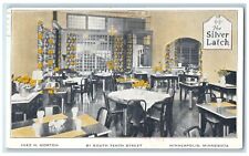 1942 The Silver Latch Restaurant Dining Interior Minneapolis Minnesota Postcard picture