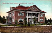 Markham Hall Public Library National Soldiers' Home California CA 1900s Postcard picture
