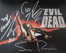 Bruce Campbell, Sam Raimi and Ted Raimi Signed Evil Dead 8x10 picture