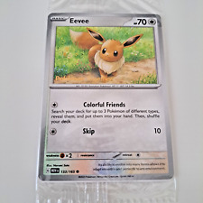 Eevee - Pokemon Together Poke Post Promo Card 133/165 - SEALED / NEW - 2023 picture