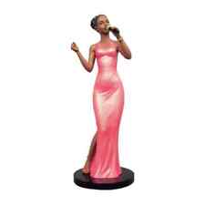 African American Figurines Ebony Vibrations: Singer sculpture picture