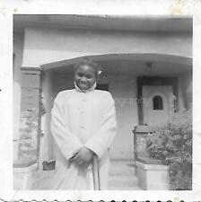AMERICAN GIRL Vintage FOUND PHOTOGRAPH Black And White Original Snapshot 04 8 C picture