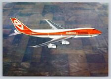 Airplane Postcard Avianca ES Colombia Airways Movifoto Boeing Jumbo 747 GK23 picture