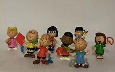 Peanuts Collector Figure Set Just Play Charlie Brown Lucy Linus Sally Lot 8 Used picture