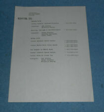 Vintage Contel Federal Systems Contact Phone Number List NASA Space Centers picture