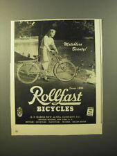 1948 Rollfast Bicycles Ad - Matchless beauty picture