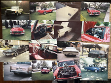 VTG CAR Cadillac Mercedes Dodge Charger Ford Ranchero 1980s-90s PHOTO LOT of 16 picture