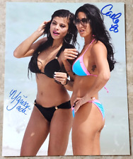 Marissa Jade / Carla Facciolo dual SIGNED 8x10 Photo Auto Autograph - Mob Wives picture