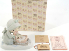 Precious Moments Figurine “January” In Box With the tags 109983 picture