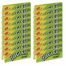 Bugler Hemp Cigarette Rolling Papers 1 1/4 (78mm) - 24 Booklets picture