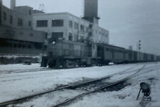 Milwaukee Road Diesel Freight Train Snapshot Vintage Photo  picture