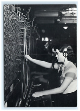 Switchboard Operator Incoming Calls British Telecom Postcard picture