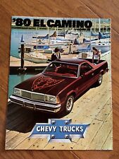 Vintage 1980 Chevrolet El Camino Chevy Trucks Sales Brochure picture