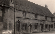Burford England Oxfordshire Alms Houses Vintage Postcard picture