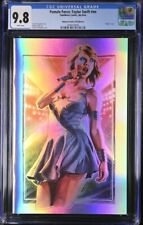 CGC 9.8 FEMALE FORCE TAYLOR SWIFT UNKNOWN COMICS EXCLUSIVE CHROME FOIL VARIANT picture