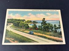 Scenic Highway Along Pensacola Bay Pensacola Florida Postcard picture