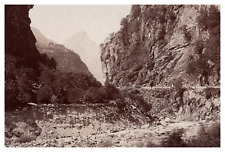 Switzerland, Valais, Gorges de Gondo, Vintage Print, circa 1895 Vintage Print  picture