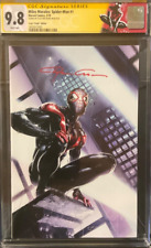 Miles Morales: Spider-Man #1 Virgin Exclusive Signed CLAYTON CRAIN CGC SS 9.8 picture