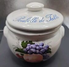 Vintage French Ceramic Poubelle de Table / Table Bin / Tableware picture