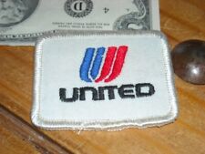 Vintage United Airlines Employee Patch White Embroidered Uniform Shirt tulip picture