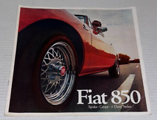 Vintage, FIAT 850, Dealership Brochure picture