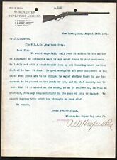 Winchester Repeating Arms Co - 1891 New Haven Ct - History Letter Head Bill picture