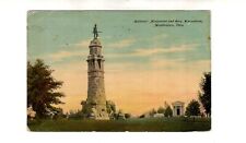 1912 postcard, Soldiers Monument and Sorg Mausoleum, Middletown, Ohio picture