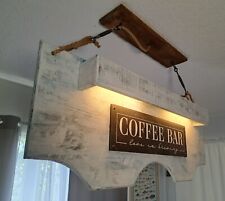 Reproduction Vintage Antique Sign Hanging Chandelier Lamp Coffee Shop Café picture