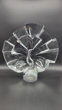 Large Baccarat Crystal France Peacock Centerpiece Sculpture by B AUGST, Limited picture