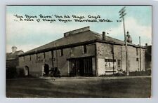 Marshall MI-Michigan, The Stone Barn, Old Stage Depot, Vintage Postcard picture
